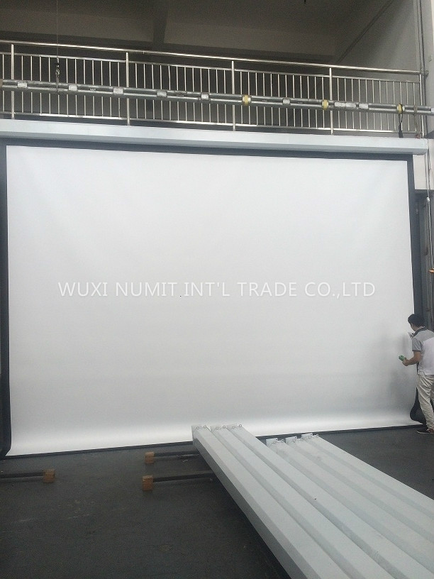 Motorized Screen Electric Projection Screen For Outdoor Cinema, Large Demonstration Site